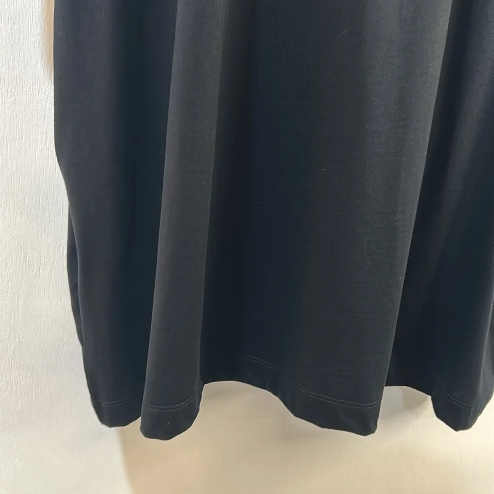 GAD MIDI DRESS Sz SMALL BLACK LONG SLEEVES OVERSIZED NEW - Picture 5 of 11